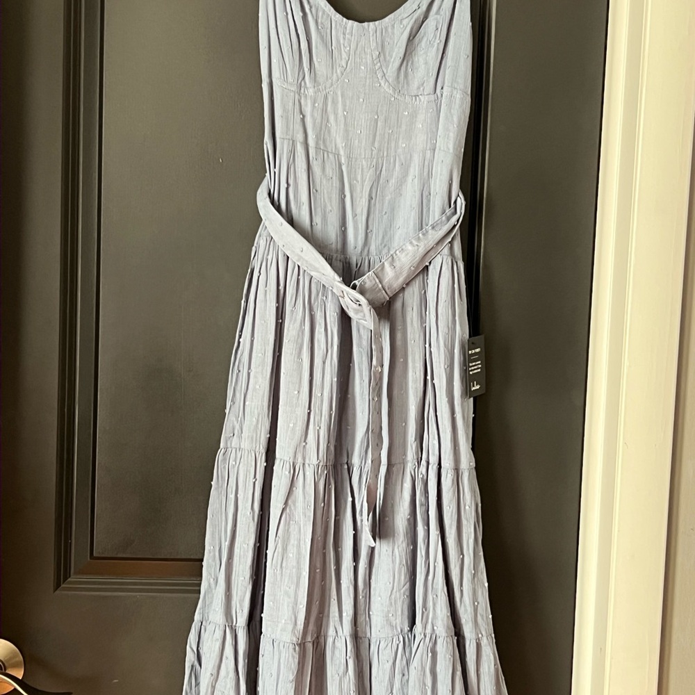 Lulu's Light Blue Maxi Dress